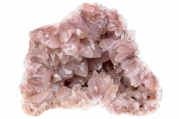 Sparkly, Pink Amethyst Geode Half - Argentina #235156